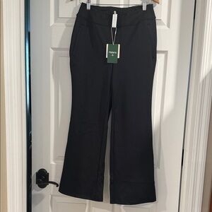 HALARA Flex DayStretch Midrise side zipper pocket Black Boot Cut Flare Pants